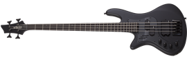	 		Schecter DIAMOND SERIES Stiletto-4 Stealth Pro EX Satin Black Left Handed 4-String Electric Bass Guitar